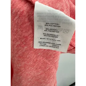 J.Crew Top Women MEDIUM Orange Speckled Cotton Short‎ Sleeve Round Neck T-Shirt thumbnail 2