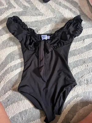 Princess Polly Ruffle thong bodysuit thumbnail 1