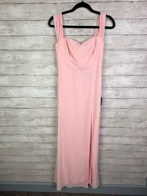 Lulus Magical Magnetism Light Pink Off-the-Shoulder Maxi Dress Size Small thumbnail 3