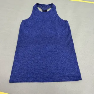 Lululemon Swiftly Tech Racerback Tank Top Blue Space Dye Size 8 Athletic Run thumbnail 1