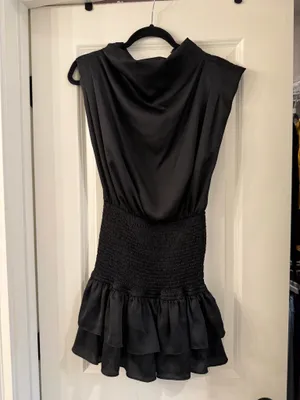 Highland Park Black Mini Dress thumbnail 2