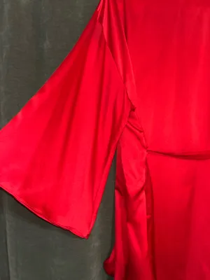 Victoria's Secret Red Robe Satin thumbnail 4