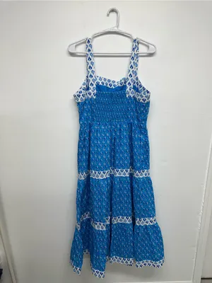 J.Crew Dainty Cottage Smocked Tiered Midi Dress thumbnail 8