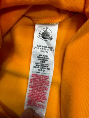 Disney Disneyland Resort Vault Collection 70 Sweatshirt Orange Castle Logo M NWT thumbnail 5