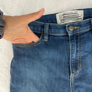 Free People Jeans Womens 28 Blue Medium‎ Wash Denim Cotton Stretch Skinny Leg thumbnail 7
