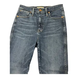 Madewell High Rise / waisted Skinny Womens 29 Stretch Dark Wash Denim Jeans thumbnail 6