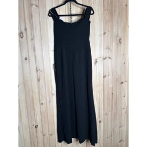 NWT Lulus Black Cinched Neck Off The Shoulder Column Maxi Dress Holiday Party L thumbnail 4