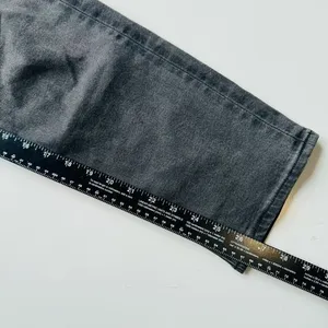 American Eagle‎ Highest Rise Distressed Black Wash Denim Mom Jeans Size 8 thumbnail 5