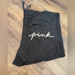 PINK Victoria's Secret Black Athletic Shorts thumbnail 2