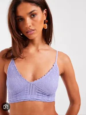 NWT Intimately Free People Lilac Heirloom Seamless Bralette Size XS/S thumbnail 1
