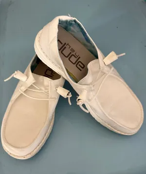 Hey Dude Women's Slip-On Sneakers in Off-White thumbnail 1