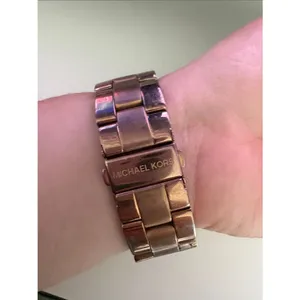 Michael Kors Rose Gold Chronograph Stainless Steel Watch thumbnail 9