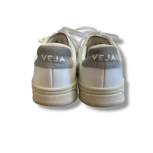 VEJA V-10 White Leather‎ Gray Suede Sneakers Women’s 10 Sustainable Low Top thumbnail 7