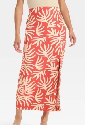A New Day Coral Reef Midi Skirt thumbnail 1