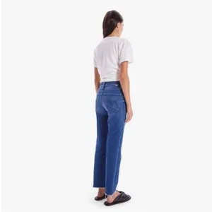 Mother Tomcat Ankle Fray Jeans in Let’s Just Be Friends thumbnail 2