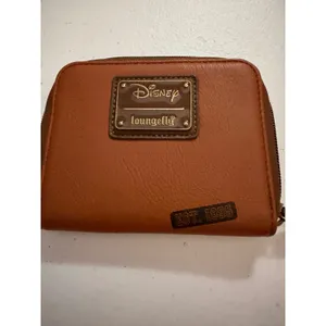 Disney Loungefly Toy Story‎ Woody Buzz Lightyear Bo Peep Brown Zip Wallet thumbnail 2