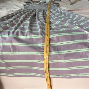 Toad & Co Gemina‎ Sleeveless Dress Faded Lilac 90s Stripe Smocked NWT Size M thumbnail 15