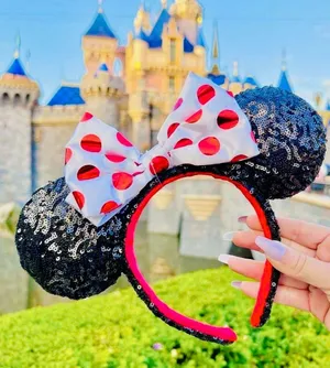 Disney Minnie Mouse Ears Headband thumbnail 1