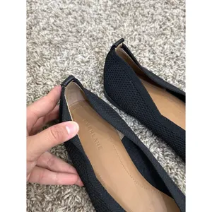 Everlane Black ReKnit 40 Hour Pointed Toe Ballet Flats US 11 thumbnail 9