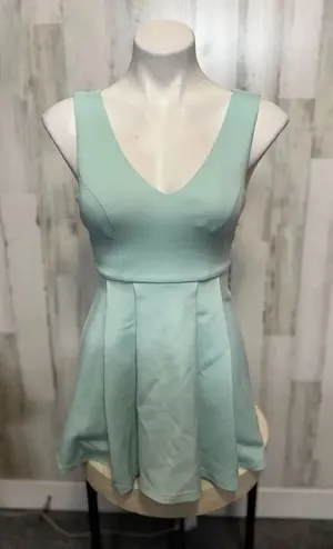 Windsor blue fit and flare dress thumbnail 1