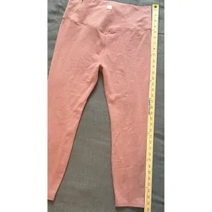 Vuori Performance Leggings Womens XL Terracotta Pink High Rise 7/8 Zip Pocket thumbnail 13