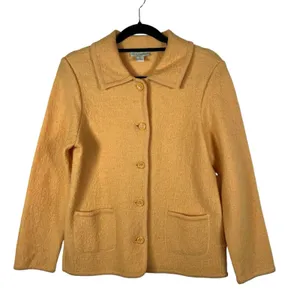 Appleseed's Womens‎ Boiled 100% Wool Jacket Women' Size Small Orange Classic thumbnail 1