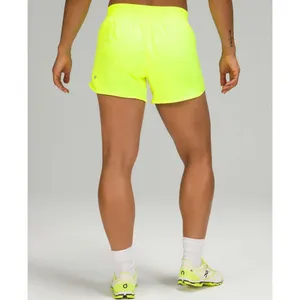 Lululemon Hotty Hot High-Rise Short 4" Highlight‎ Yellow Size 4 Neon thumbnail 3