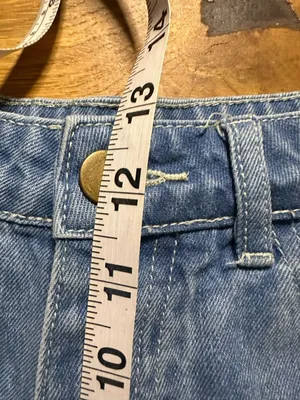 Princess Polly distressed denim shorts 8 jorts thumbnail 10