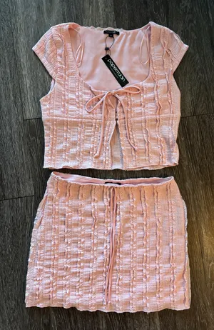 PaperMoon Pink Lacy Set M thumbnail 1