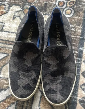 Rothy’s The‎ Sneaker Gray Camo Slip On Shoes thumbnail 1