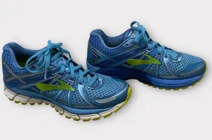 Brooks Adrenaline GTS 17 Azure Blue Lime Punch Size 7 thumbnail 4