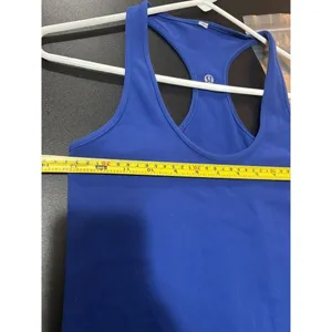 Lululemon Womens Navy Athletic Racerback Tank ABOUT XS thumbnail 6