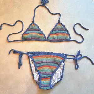 Victoria's Secret Crochet bikini thumbnail 1