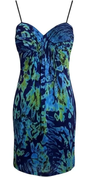 Nightway Women's Strappy Ruched Ombre Maxi Dress Size 8‎ thumbnail 1