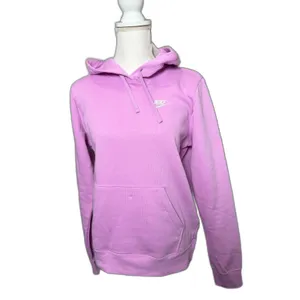 Nike Sportswear Club Pink Fleece Women's Pullover Hoodie Size Medium NWT thumbnail 5