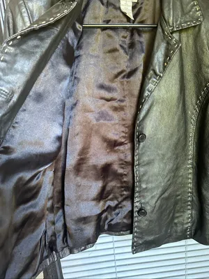 Vintage Style & Co Collection Petite Black Leather Whip stitching Jacket S thumbnail 7