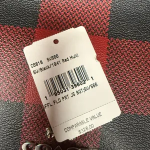 Coach Jes Baguette With Buffalo Plaid Print C6818 thumbnail 7