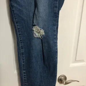 Madewell Mom jeans distressed size 36 waist measures 40 Blue Denim‎ women’s thumbnail 5