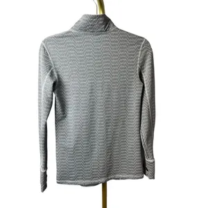 Albion Grey Zig Zag 1/4 Zip Pullover Sz. XS thumbnail 5