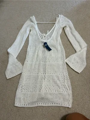 Hollister Crochet Tie-Front Cover-Up thumbnail 2