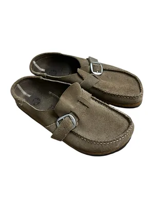 Birkenstock Buckley Suede Leather Clogs Slip On Granola Girl Fall Vibes Utility thumbnail 3