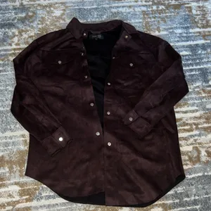 Suede Jacket Brown thumbnail 1