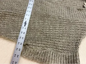 Women’s S Beige Twenty One Open Front Knit Sweater Vest Cardigan thumbnail 3