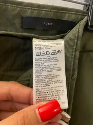 Banana Republic Olive Green Petite Cropped Pants 12P thumbnail 3