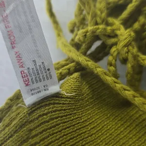 Free People -363‎ Intimately Citron Tie Back Crochet Knit Crop Top Size M thumbnail 8