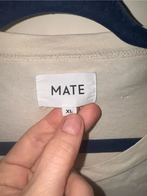 MATE the Label Cream Short Sleeve Boxy Tee thumbnail 3