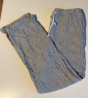 Love Tree striped linen blend pants Size M thumbnail 1