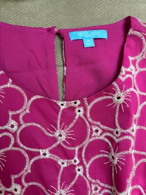 Draper James Pink Eyelet Dress thumbnail 2