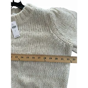 Anthropologie Greylin Dory Sweater Women's Size Small Cream‎ Chunky Knit #RR-1 thumbnail 5