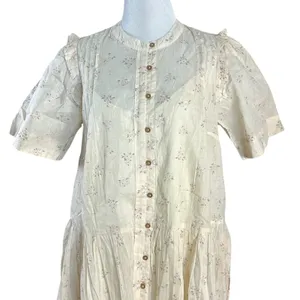 Free People Dainty Ethereal Cottage Bella Mae Midi Dress Vanilla Floral Small thumbnail 10